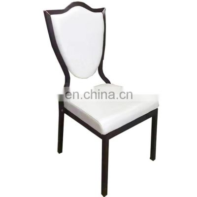 Chinese manufacture luxury metal wood dinner throne chairs wedding