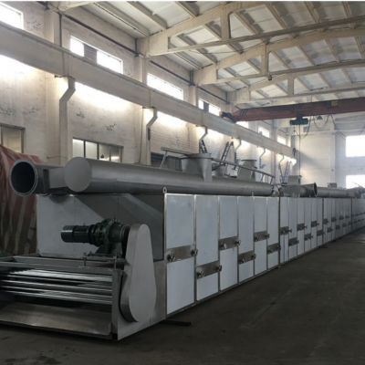 Spiced Peanut Rice Production Equipment Yam Drying Equipment Mesh Belt Type Granular Food And Vegetable Continuous Dryer