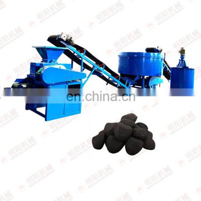 Trade Assurance Factory Sale Charcoal Coal Powder Ball Press Briquette Making Production Machine Line Price