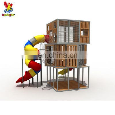 Commercial Safety Kids Games Outdoor Homemade Playground Equipment