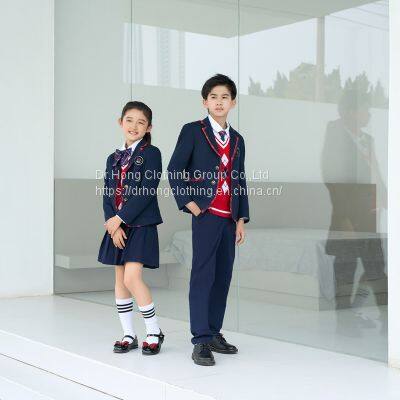 2023 new school uniforms children formal suit