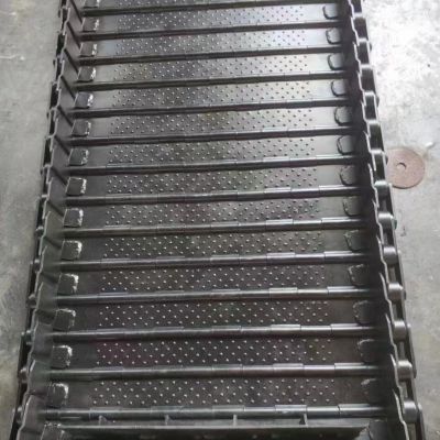 Chain Link Plate Conveyor Belt For Food Equipment Chain Link Conveyor Belts Heat Resistant Stainless Steel 