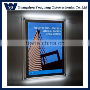High quality wall mounting acrylic LED light box