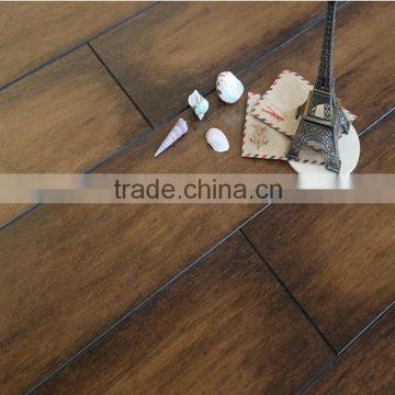 v-groove german hdf 12.3mm crystal surface brazilian walnut laminate flooring