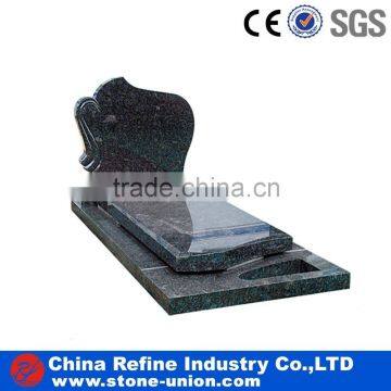 Customized Headstone Memorial Cemetery Granite Monument