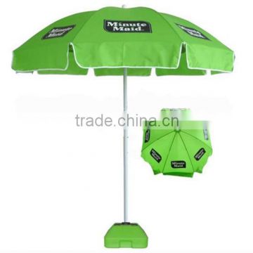 2.2m green high quality oxford beach umbrella