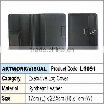 Executive Log Cover / diary covers (black)