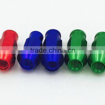 Aluminum lug nuts