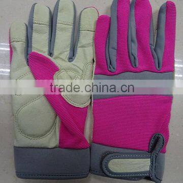 Leather Gardening Safety Glove, Working Gloves, Impact protection, Lady Size