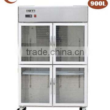 C3 900L Four Glass Door Commercial Display Cooler