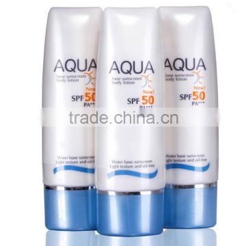 Mendior SPF50 moisturizing whitening nourishing body sunscreen lotion oily skin OEM custom brand
