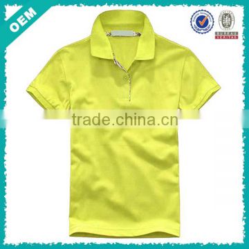 hot sale women blank t shirt for printing, polo t shirt OEM service wholesale