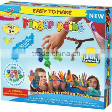 8 colors finger paint for Kids