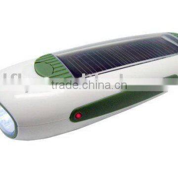 Solar Flashlight (GF-YB005b) (mini solar torch/aluminum flashlight)