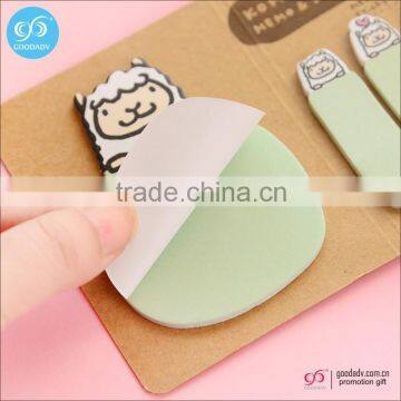 new product 2016 sale cute colorful sticky note custom memo pad