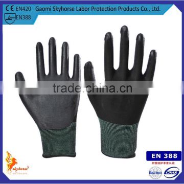 13G Nylon smooth finish Nitrile working Gloves/safety gloves/knitted gloves EN388