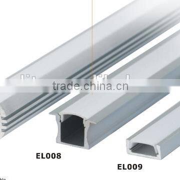 2016 led profile for led strip with clear and frosted cover U shape aluminum led profile