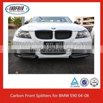 Carbon Fiber Front Splitter Bumper Lips Fit For 04-08 Bmw E90