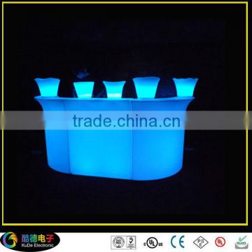 Color Rechargeable LED luminated bar furniture bar counter bar table bar ice bucket