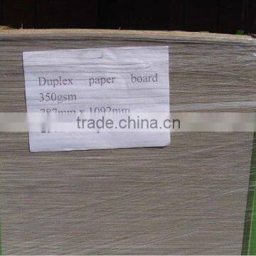 White Coated Duplex Board Grey Back packing use