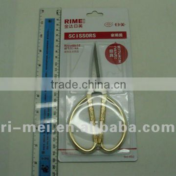 High quality gold-plating alloy scissors