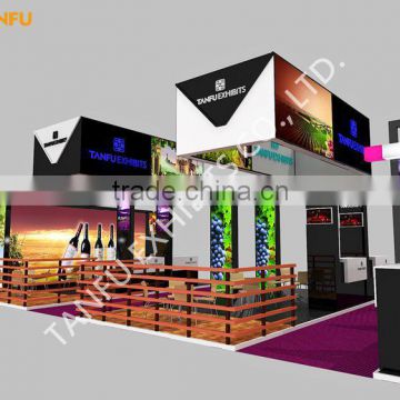 China Trade Show Booth made by Reusable Material
