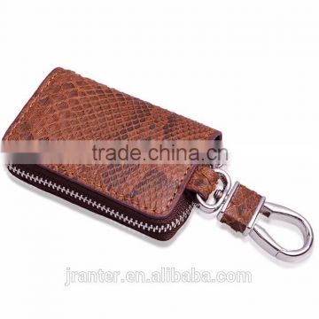 New arrival 100% python snakeskin car key case,key holder,leather car key wallet