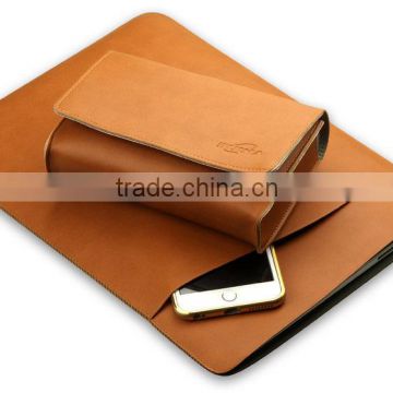 Hot Leather Laptop Sleeve Case For MacBook Air 11",AIR 13",Retina 12,13.3,15.4 inch,Case For Laptop Bag