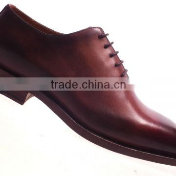 Fancy design goodyear men genuine leather dress shoes 2014