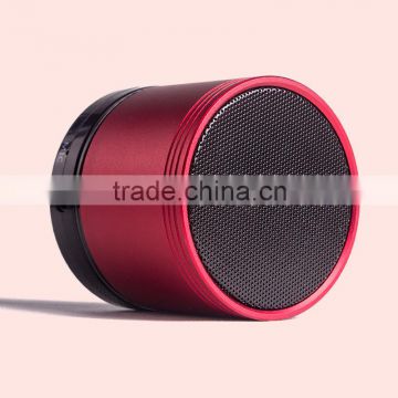 Round Shaped Bluetooth Speaker with Strong Vibration TF Card FM Radio Colors to Choose