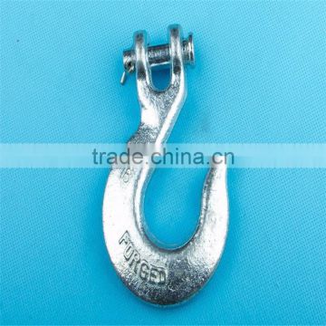 Clevis slip hook with latch