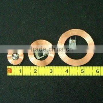 RFID antenna coil in copper or aluminum