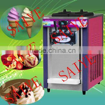 hot sale BJ188S tabletop three flavor ice cream maker