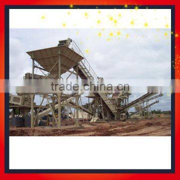Complete gravel crushing plant aggregate production line