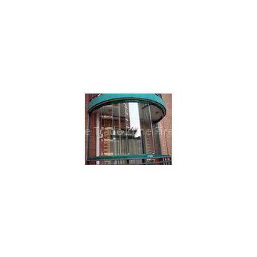 Bent Laminated Tempered Glass For Curtain Wall , Toughened , Green / Blue With CCC & ISO