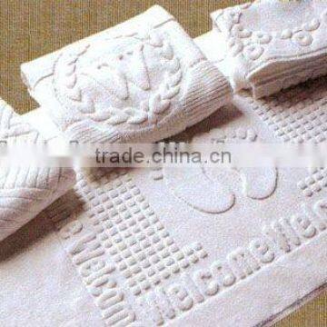 Jacquard thick Hotel Bath Mat