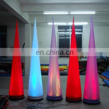 color changed LED inflatable lighting cones
