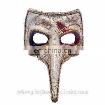 Halloween fancy Venice terrorist proboscis masquerade mask mask Performing props coloured drawing or pattern mask