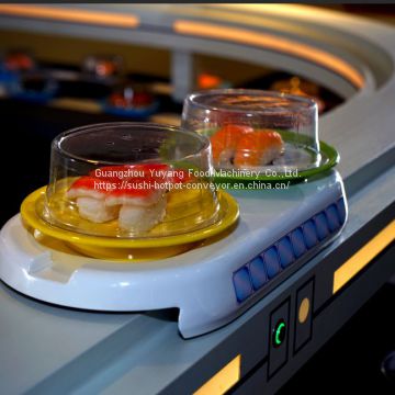Sushi train food delivery system conveyor belt Sushi manufacturer- michaeldeng@gdyuyang.com