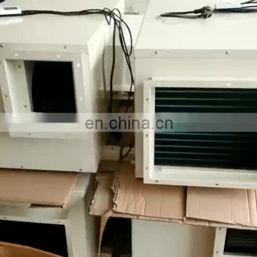 130L/D commercial duct mounted dehumidifier behind wall cooling machine