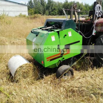 Farm Tractor PTO mini round cheap hay baler machine price for sale
