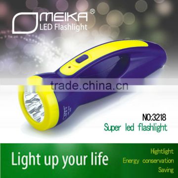 rechargeable led flashlight OMK 3218 sos led flashlight