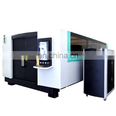 March promotion new type Chinese whole cover cnc faber laser cutting machine metal cutting lasers