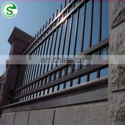 Security Tubular Garrison Powder Coated Strong Fence for Official Construction