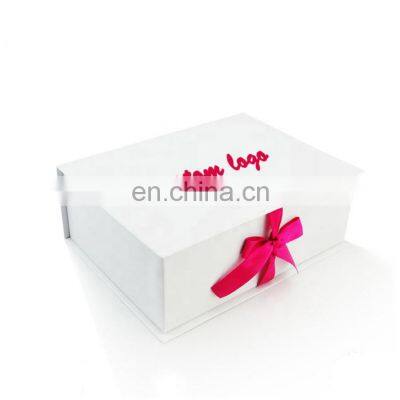 New Design Creative Eyelash Boxes custom Gold Stamping logo Marriage Candy White Paper Gift Packaging Box