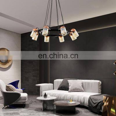 HUAYI New Model Simple Style Modern E14 Bulb 300w 480w Living Room Bedroom Indoor Pendant Light