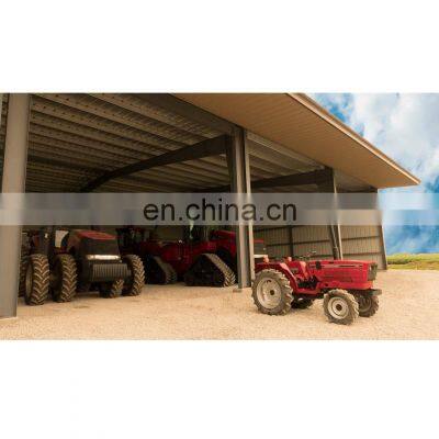 China Made Customized Light Steel Structure Prefabricated Metallic Sheds