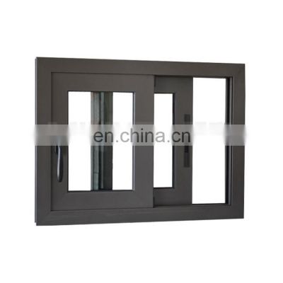 Thermal break aluminum sliding window used low-e glass, which is warm in winter and cool in summer