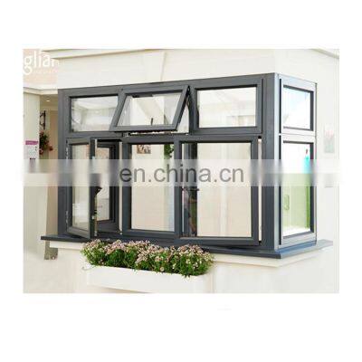 ROGENILAN 45 series standard window size frosted glass bathroom awning window