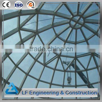 Easy installation large span prefabricated steel exhibition hall
